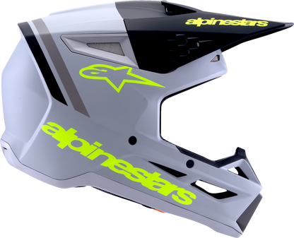 ALPINESTARS SM3 Helmet - Radium - Matte Gray/Black/Yellow Fluo - Large 8300826-9510-L
