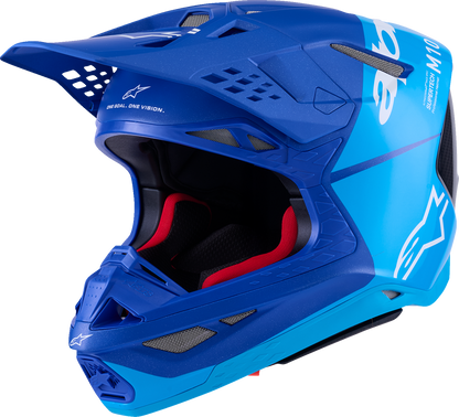 ALPINESTARS Supertech M10 Helmet - Flood - MIPS® - Blue/Black Carbon - XL 8301023-7282-XL