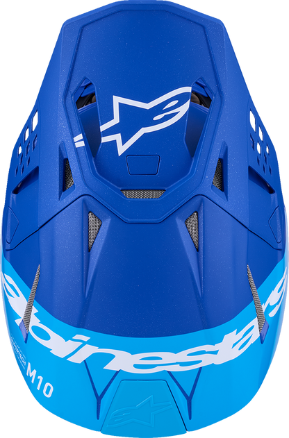 ALPINESTARS Supertech M10 Helmet - Flood - MIPS® - Blue/Black Carbon - XL 8301023-7282-XL