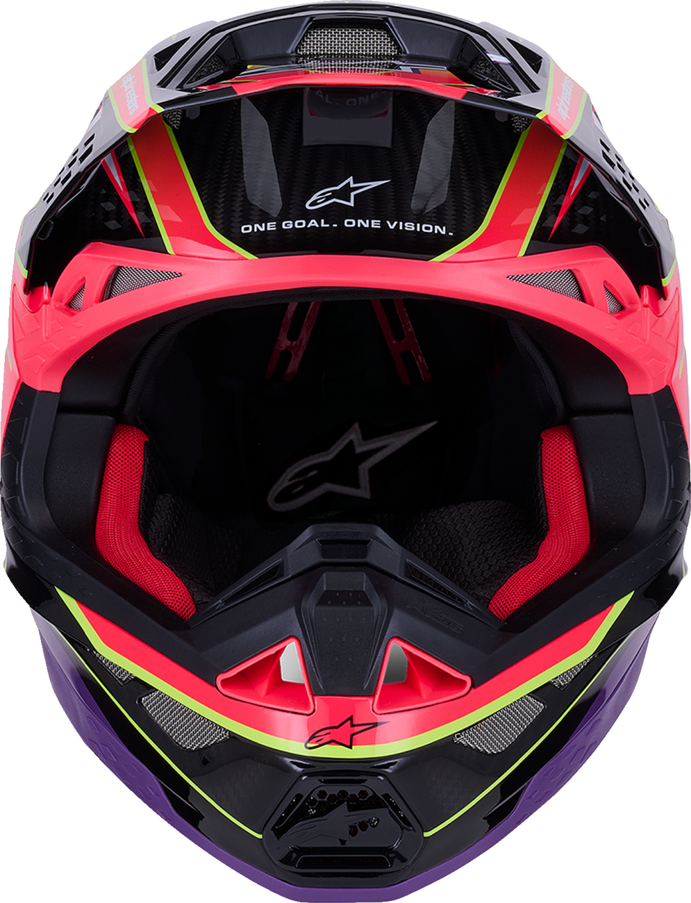 ALPINESTARS Supertech M10 Helmet - MIPS® - Era - Gloss Pink/Violet/Yellow Fluo - Small 8301223-3145-S