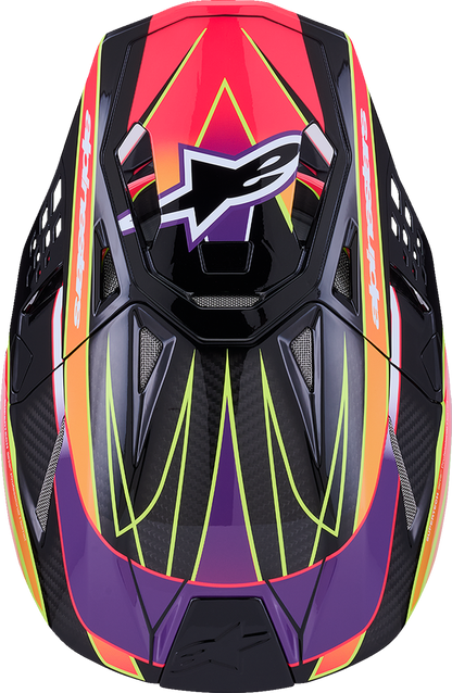ALPINESTARS Supertech M10 Helmet - MIPS® - Era - Gloss Pink/Violet/Yellow Fluo - Large 8301223-3145-L
