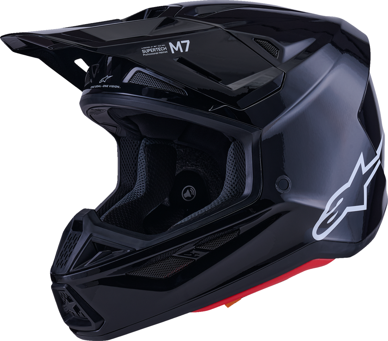 ALPINESTARS SM7 Helmet - Solid - Gloss Black - Large 8301426-1180-L