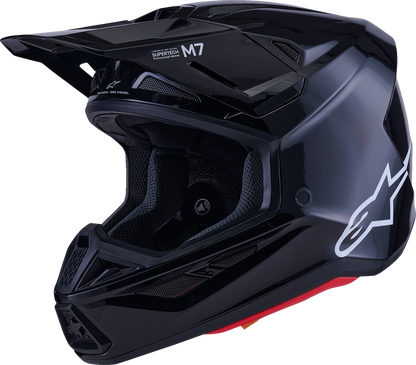 ALPINESTARS SM7 Helmet - Solid - Gloss Black - 2XL 8301426-1180-XXL