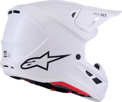 ALPINESTARS SM7 Helmet - Solid - Gloss White - XS 8301426-2180-XS
