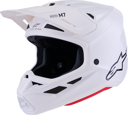 ALPINESTARS SM7 Helmet - Solid - Gloss White - Medium 8301426-2180-M