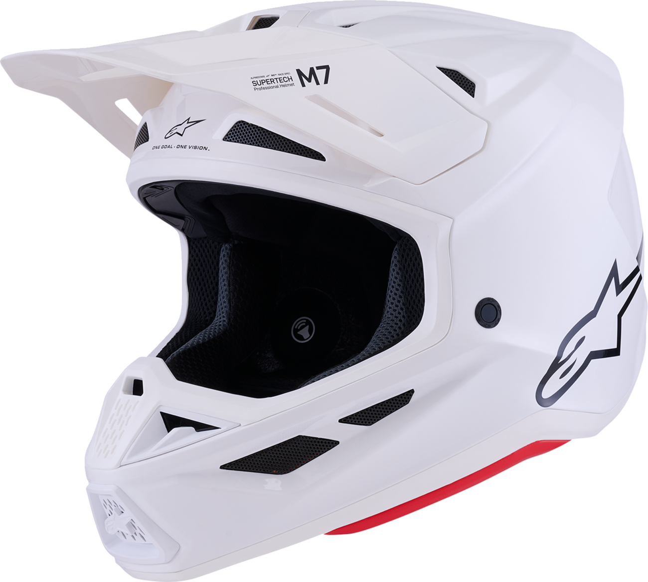 ALPINESTARS SM7 Helmet - Solid - Gloss White - Large 8301426-2180-L