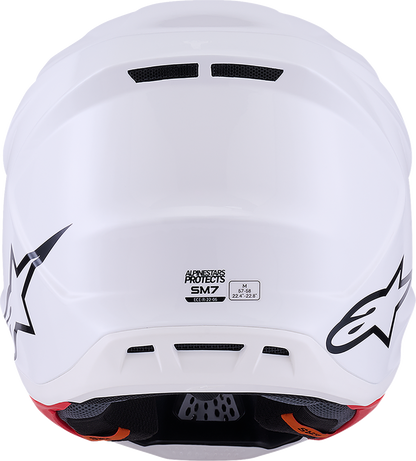 ALPINESTARS SM7 Helmet - Solid - Gloss White - XL 8301426-2180-XL