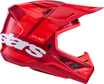 ALPINESTARS SM7 Helmet - Core - Gloss Red - Medium 8301826-3127-M