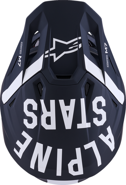 ALPINESTARS SM7 Helmet - Dasher - Matte Black/White - Small 8302226-1121-S