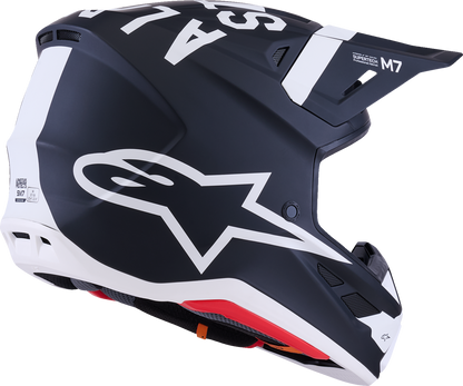 ALPINESTARS SM7 Helmet - Dasher - Matte Black/White - XL 8302226-1121-XL