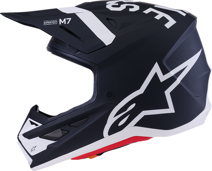 ALPINESTARS SM7 Helmet - Dasher - Matte Black/White - 2XL 8302226-1121-XXL