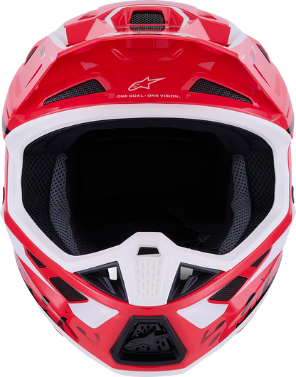 ALPINESTARS SM7 Helmet - Deed - Gloss Red/Black/White - XS 8302426-3139-XS