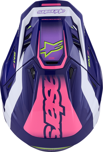 ALPINESTARS SM7 Helmet - Deed - Gloss Purple/Pink - XL 8302426-3142-XL