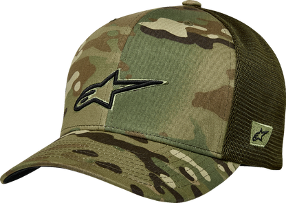 ALPINESTARS Recon Trucker Hat - Camo Green 1235-81470-6061-OS