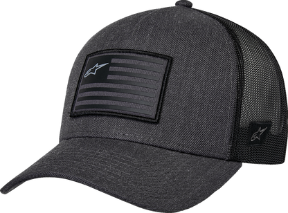 ALPINESTARS Flag Snapback Hat - Heather Charcoal/Black 1211-81013-1910-OS
