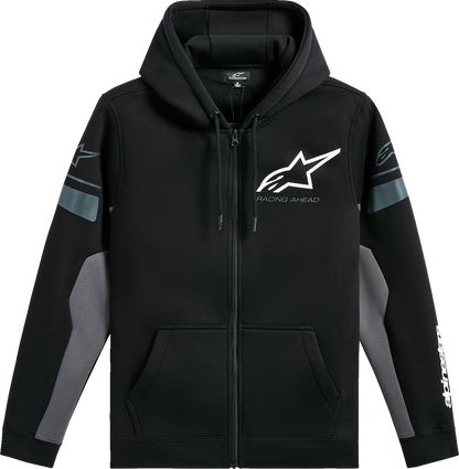 ALPINESTARS Esemex Zip Hoodie - Black/Charcoal - 2XL 1235-53200-1018-2XL