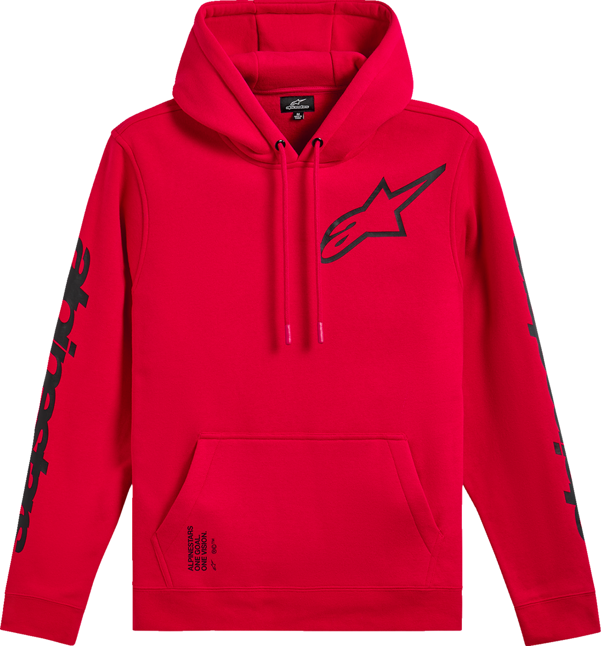 ALPINESTARS Triple Pullover Hoodie - Red - Medium 1235-51405-30-M