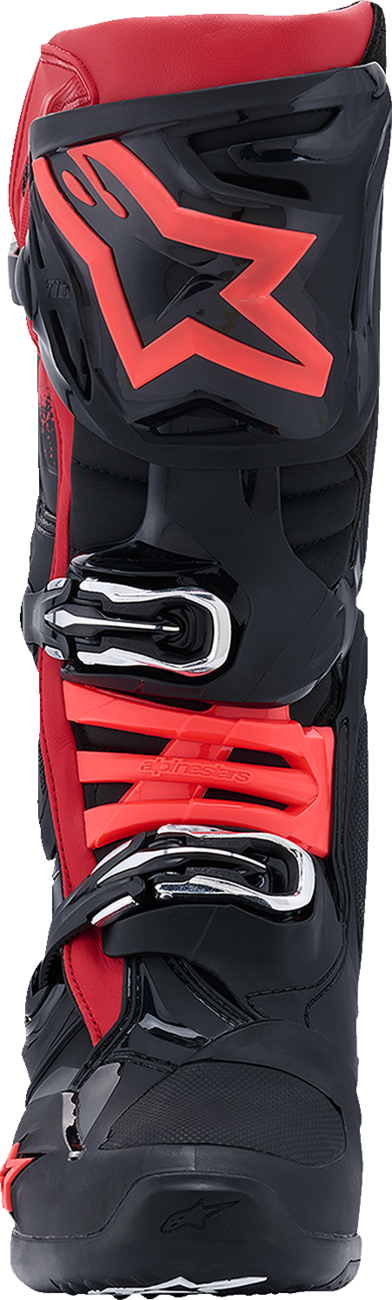 ALPINESTARS Tech 10 Boots - Black/Red - US 10 / EU 44.5 2010020-13-10