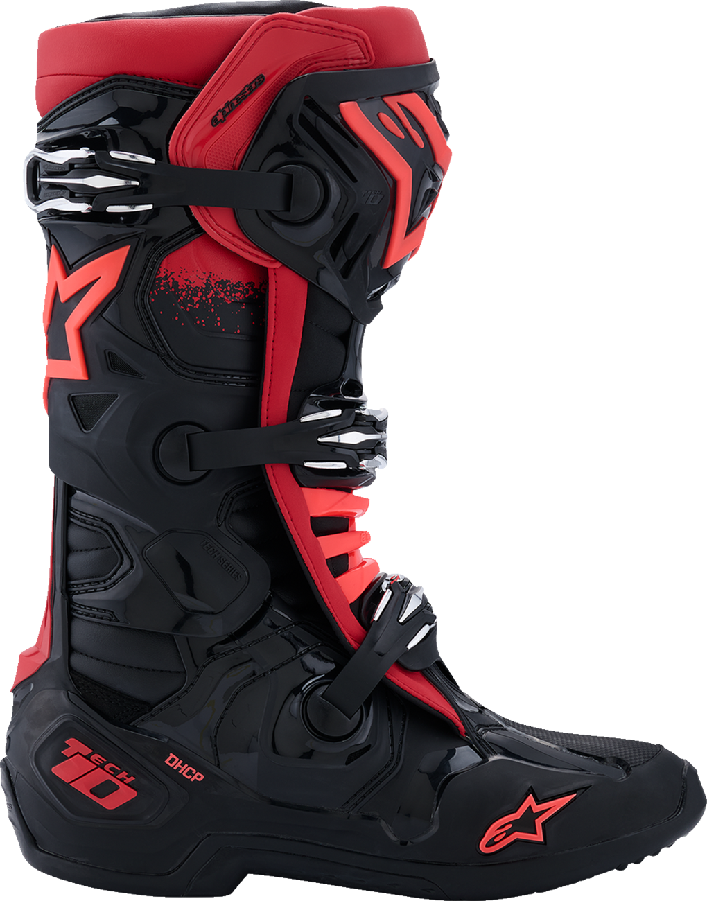 ALPINESTARS Tech 10 Boots - Black/Red - US 10 / EU 44.5 2010020-13-10