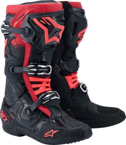 ALPINESTARS Tech 10 Boots - Black/Red - US 11 / EU 45.5 2010020-13-11