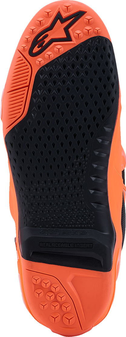 ALPINESTARS Tech 10 Supervented Boots - Fluorescent Orange/Black/White - US 9 / EU 43 2010520-4512-9