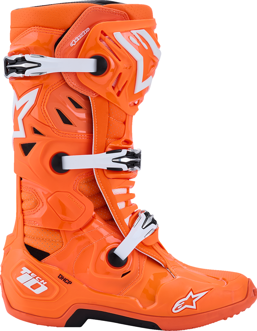 ALPINESTARS Tech 10 Supervented Boots - Fluorescent Orange/Black/White - US 9 / EU 43 2010520-4512-9