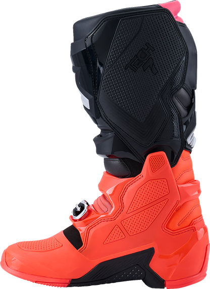 ALPINESTARS Tech 7 Boots - Black/Fluorescent Red/Fluorescent Pink - US 12 / EU 47 2012025-1576-12