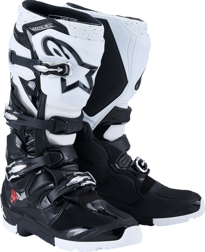 ALPINESTARS Tech 7 Enduro Boots - Black/White - US 10 2010426-12-10