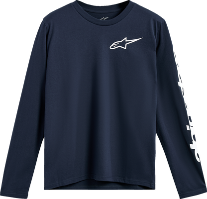 ALPINESTARS Trackside Long-Sleeve CSF T-Shirt - Navy - Medium 1235-74100-70-M