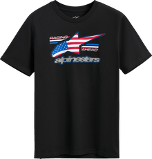 ALPINESTARS National CSF T-Shirt - Black/USA - 2XL 1235-72365-1017-2X