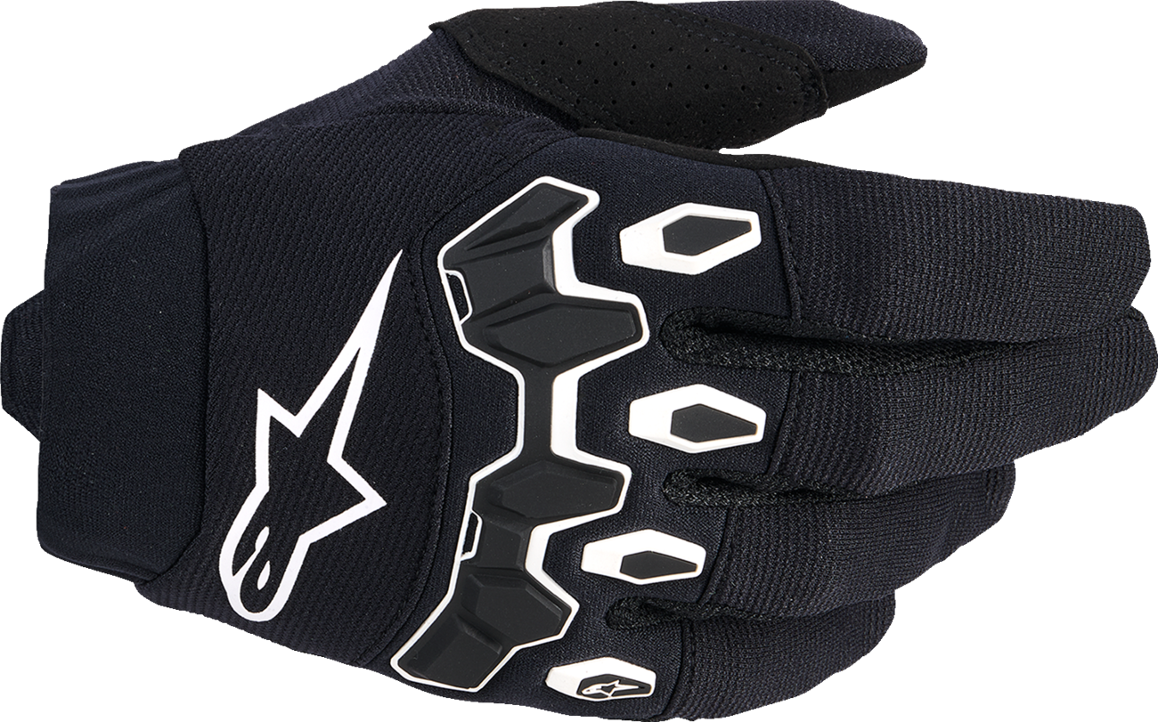 ALPINESTARS Youth Full Bore V2 Gloves - Black/White - 3XS 3540226-12-3XS