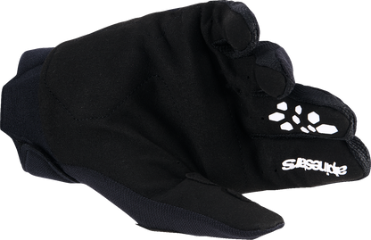 ALPINESTARS Youth Full Bore V2 Gloves - Black/White - 3XS 3540226-12-3XS