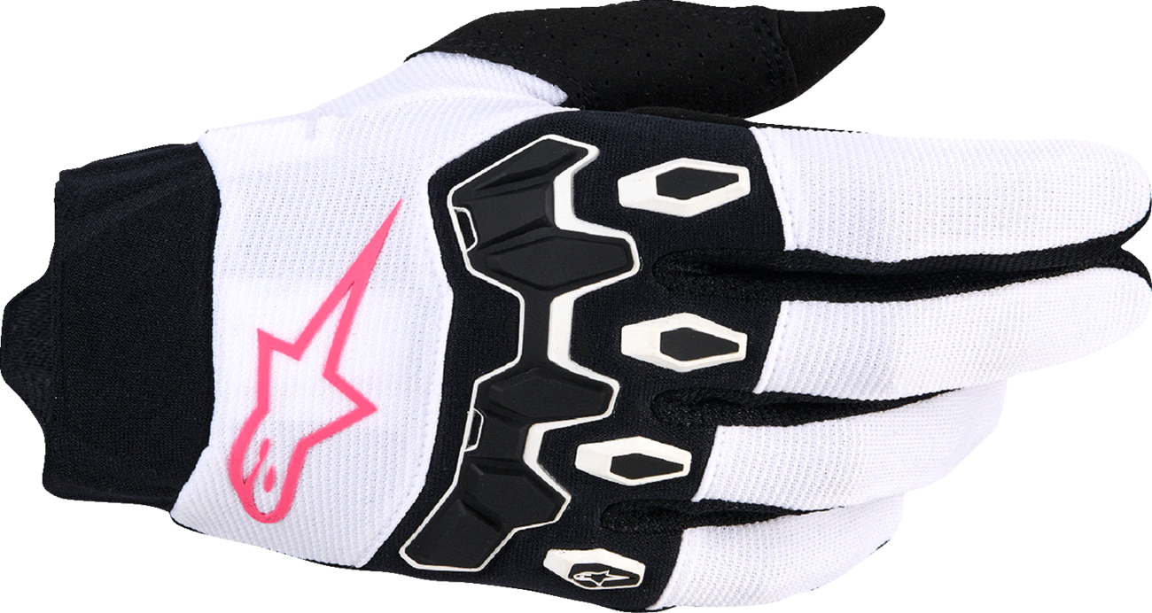ALPINESTARS Stella Full Bore V2 Gloves - White/Fluo Pink/Black - Large 3580126-2064-L