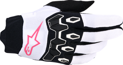 ALPINESTARS Stella Full Bore V2 Gloves - White/Fluo Pink/Black - XL 3580126-2064-XL