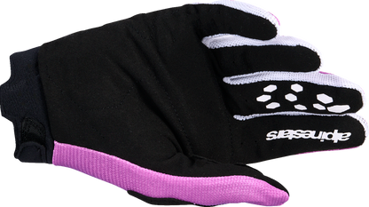 ALPINESTARS Stella Full Bore V2 Gloves - Violet/White/Black - Large 3580126-3149-L