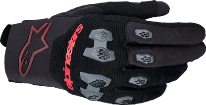 ALPINESTARS Pro-Dura Gloves - Black/Bright Red - Small 3560425-1303-S