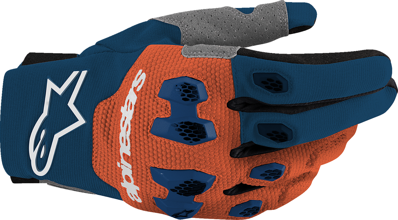 ALPINESTARS Pro-Dura Gloves - Navy/Hot Orange/White - Medium 3560425-7162-M