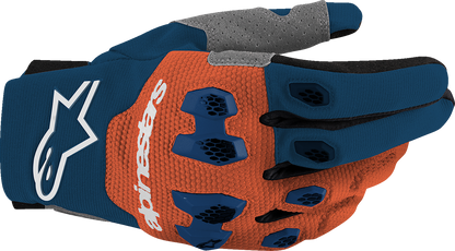 ALPINESTARS Pro-Dura Gloves - Navy/Hot Orange/White - 2XL 3560425-7162-2X