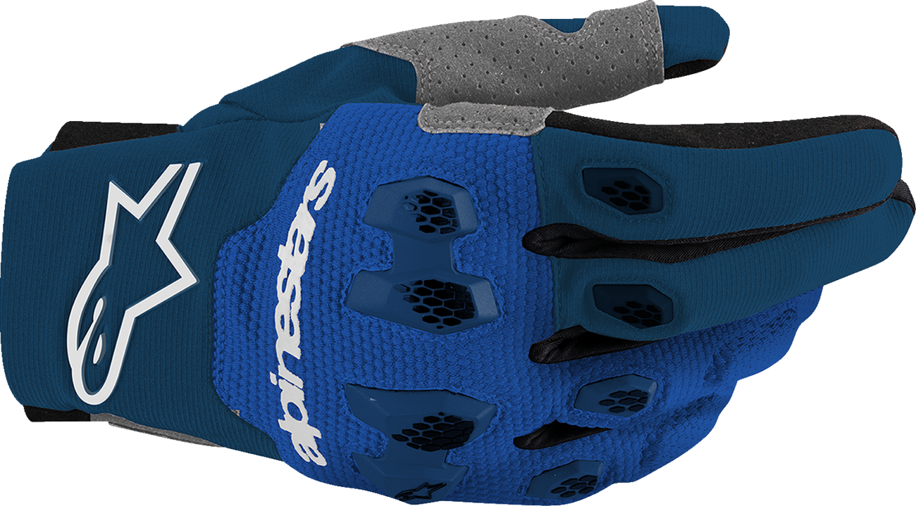 ALPINESTARS Pro-Dura Gloves - Navy/Bright Blue/White - 2XL 3560425-7174-2X