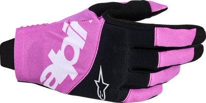 ALPINESTARS Techstar Gloves - Black/Light Gray/Purple - 2XL 3560125-1568-2X