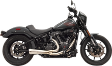 BASSANI XHAUST 2-into-1 Ripper Exhaust System with Megaphone Muffler - Short - Chrome - M8 Softail 1S75