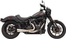 BASSANI XHAUST 2-into-1 Ripper Exhaust System with Megaphone Muffler - Short - Stainless - M8 Softail 1S75SS