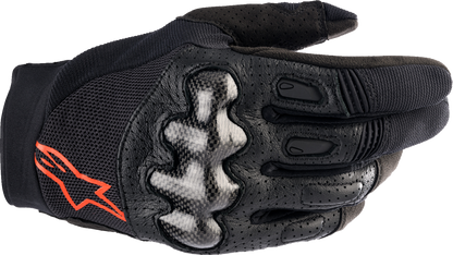 ALPINESTARS Megawatt V2 Gloves - Black/Fluo Red - XL 3565023-1030-XL