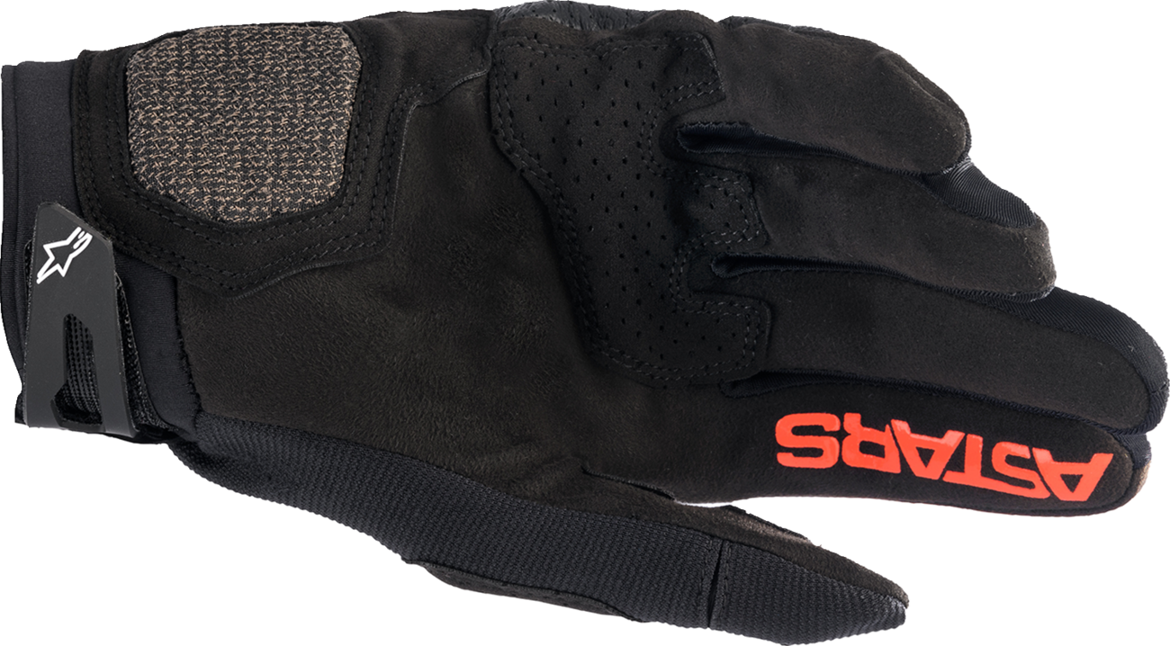 ALPINESTARS Megawatt V2 Gloves - Black/Fluo Red - 3XL 3565023-1030-3X