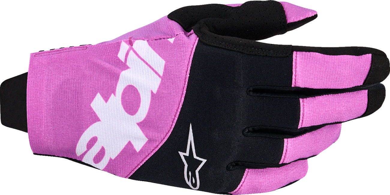 ALPINESTARS Techstar Gloves - Black/Light Gray/Purple - Small 3560125-1568-S