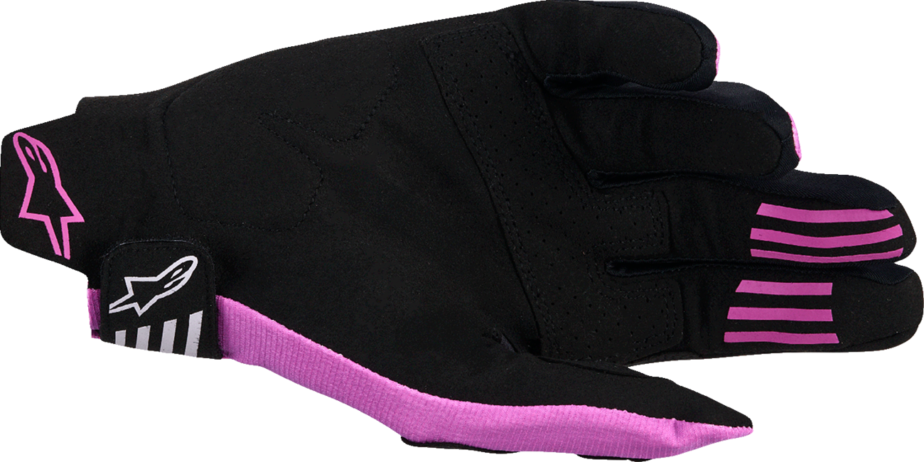 ALPINESTARS Techstar Gloves - Black/Light Gray/Purple - Small 3560125-1568-S