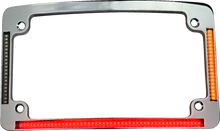 CUSTOM DYNAMICS License Plate Frame - LED - Chrome TF05-23-C