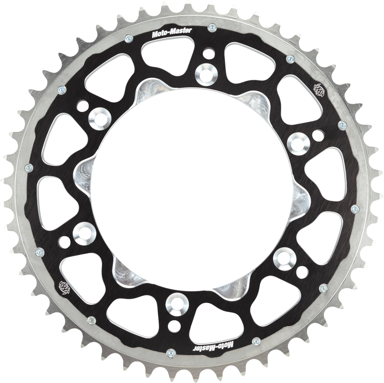 MOTO-MASTER Fusion Series Dual Ring Rear Sprocket - 52 Tooth - Black - TM 620193252