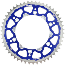 MOTO-MASTER Fusion Series Dual Ring Rear Sprocket - 48 Tooth - Blue - TM 620193448