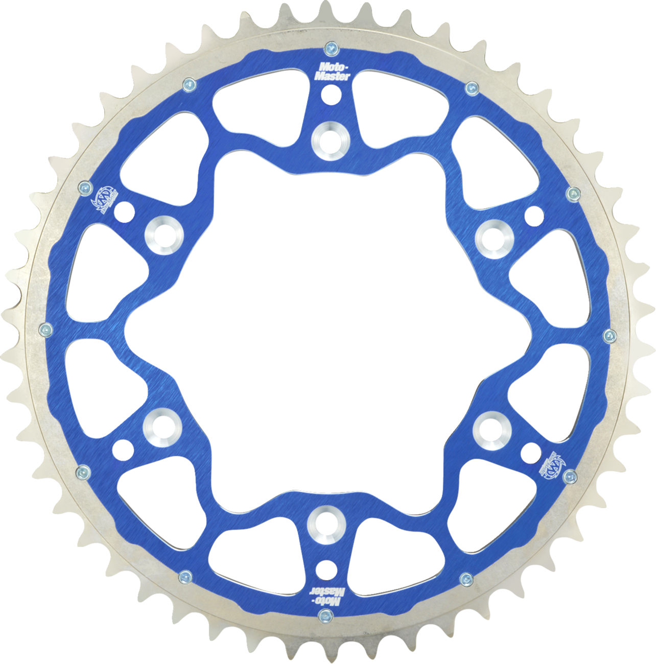 MOTO-MASTER Fusion Series Dual Ring Rear Sprocket - 51 Tooth - Blue - TM 620193451